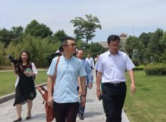 浦东水务和长桥山庄向导考察福寿园和抖圈集团